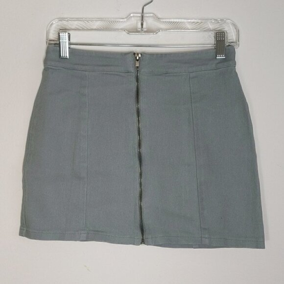 Forever 21 Zip Front Mini Skirt - Picture 1 of 4